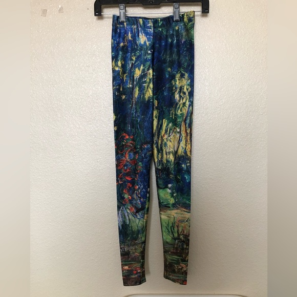 BLACKMILK MONET LILIES LEGGINGS XS - Picture 5 of 7